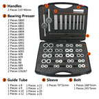 Bike Hub Bearing Install and Remove Tool Kit Pressed Bottom Bracket Tool Set Bearing Hub Disassembly Assembly Tool Bike Tool Kit