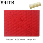 Meibum Silicone Baking Mats Set Cake Decorating Tools Veins Mat Fondant Moulds Mousse Cake Molds Dessert Bakeware Pastry Pan