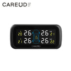 CAREUD U903 Car Wireless TPMS Tire Pressure Monitoring System with 4 Internal Replaceable Battery Sensors LCD Display