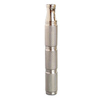 DSCosmetic Knurl Safety Razor Handle, 316L Stainless Steel or Gr5 Titanium