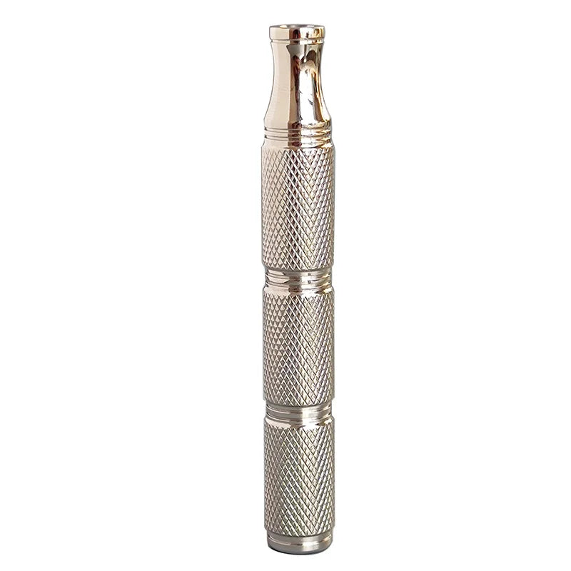 DSCosmetic Knurl Safety Razor Handle, 316L Stainless Steel or Gr5 Titanium