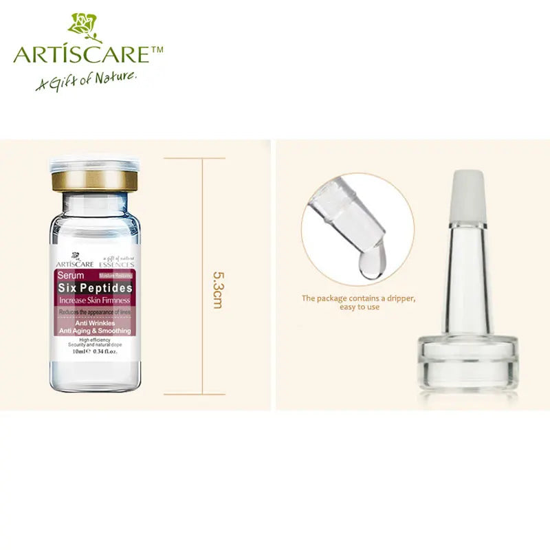 ARTISCARE Six Peptides Face Serum 5pcs/Lot for Moisturizing Facial Essence Skin Care Peptide Face Liquid