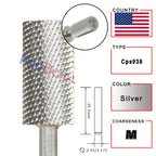 RolinStar 6.6 Large Barrel Silver  steel Carbide High quality remove gel polish 4XC acrylic