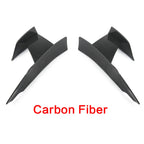 6pcs Carbon Fiber Or Bright Black Car Styling Accessories Front Bumper Side decoration For BMW F80 M3 For BMW F82 M4