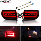 iJDM Bumper Reflector LED Tail Brake Rear Fog Turn Lights for 2010-2019 Toyota Land Cruiser Prado 150