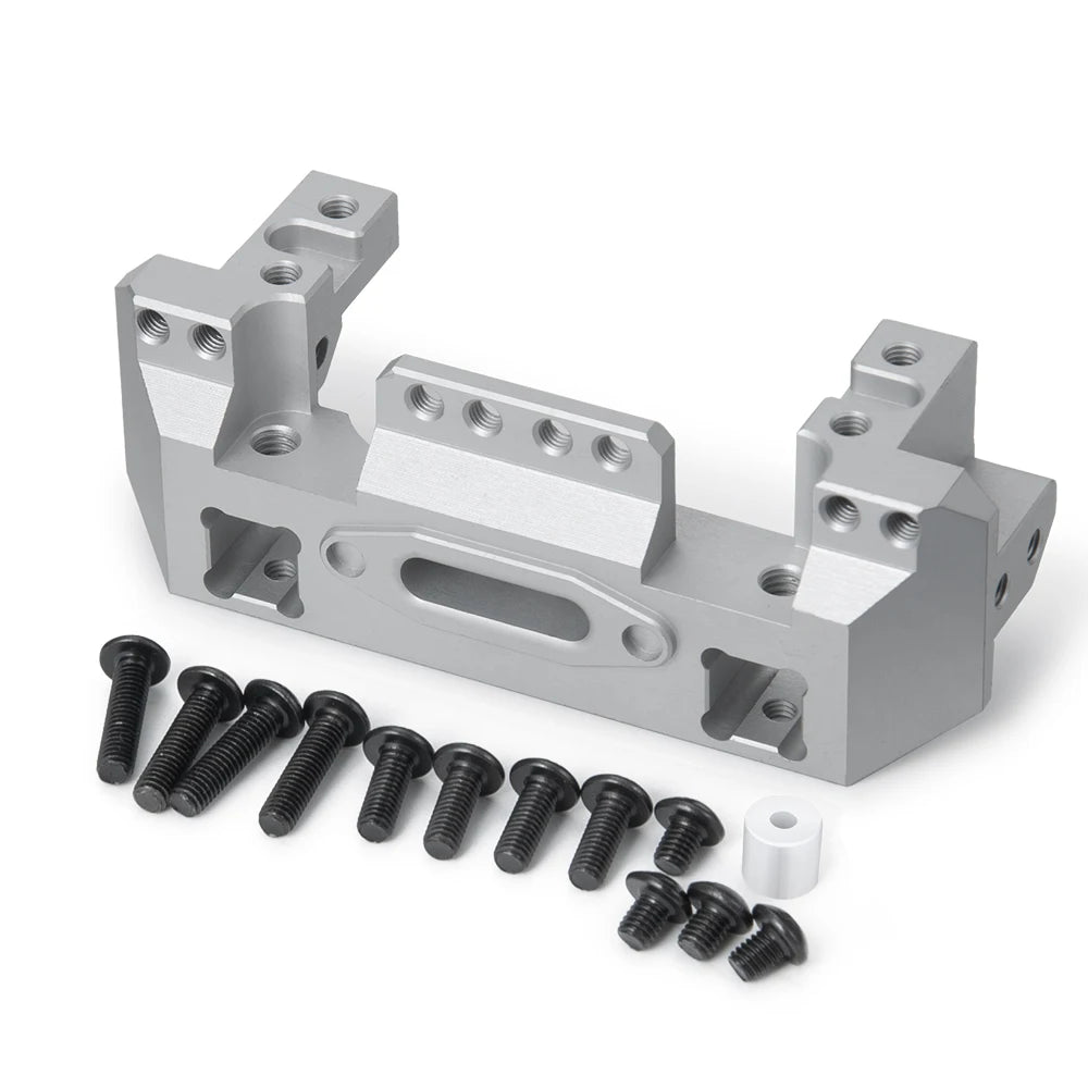 AXSPEED Metal Front Bumper Servo Mount for TRX-4 TRX4 1/10 RC Crawler Car Upgrade Parts Accessories