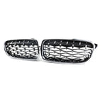 Diamond Front Bumper Kidney Grill Double Slat Racing Sport Grille for BMW 3 series F30 F31 F35 2011-19 Car Accessories