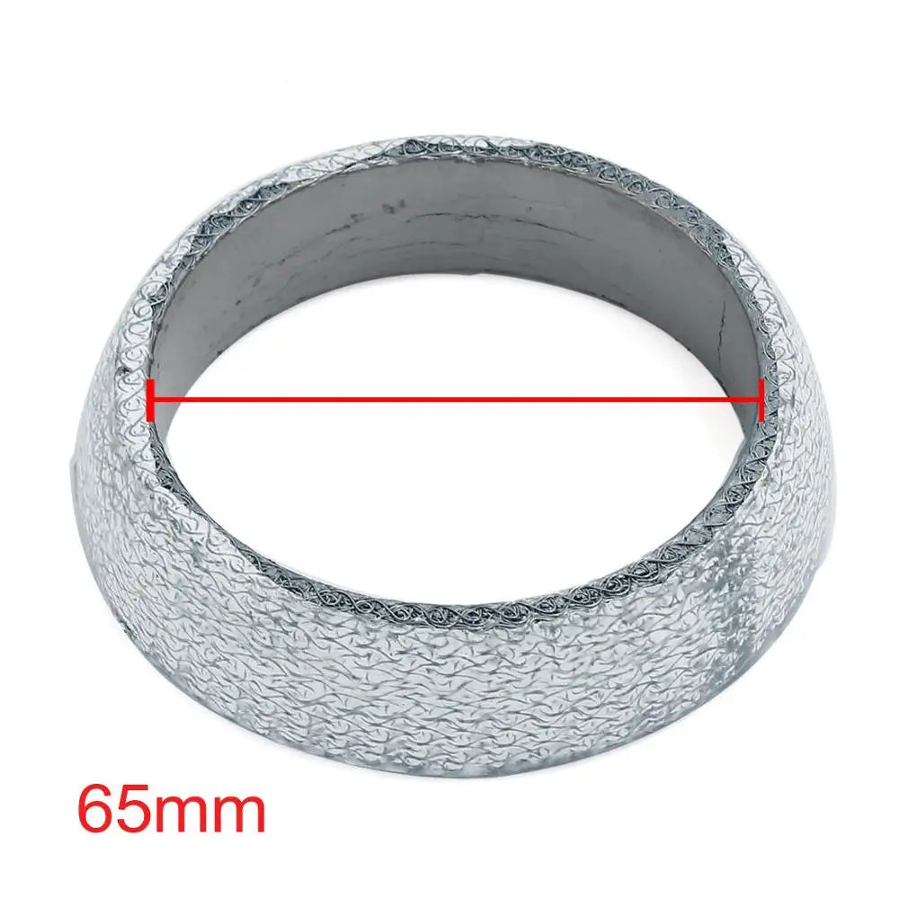 UXCELL Car 45mm 48mm 60mm 65mm 70mm Inner Dia Exhaust Tail Pipe Flange Donut Gasket Muffler Seal Ring 1/2/5/10 Pcs