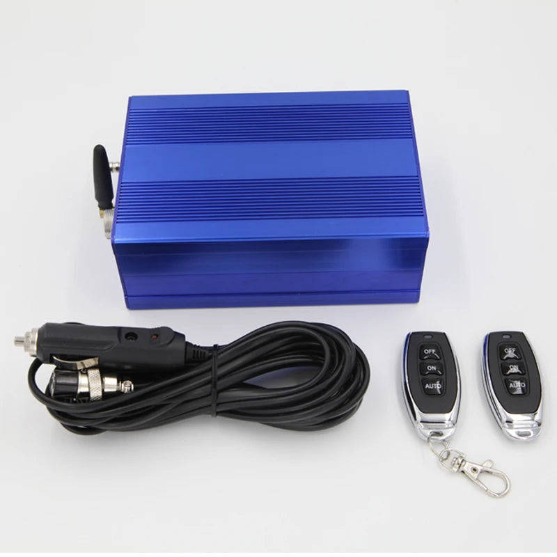 Universal Electric Exhaust Cutout Valve Vacuum Pump Controller Box, Black