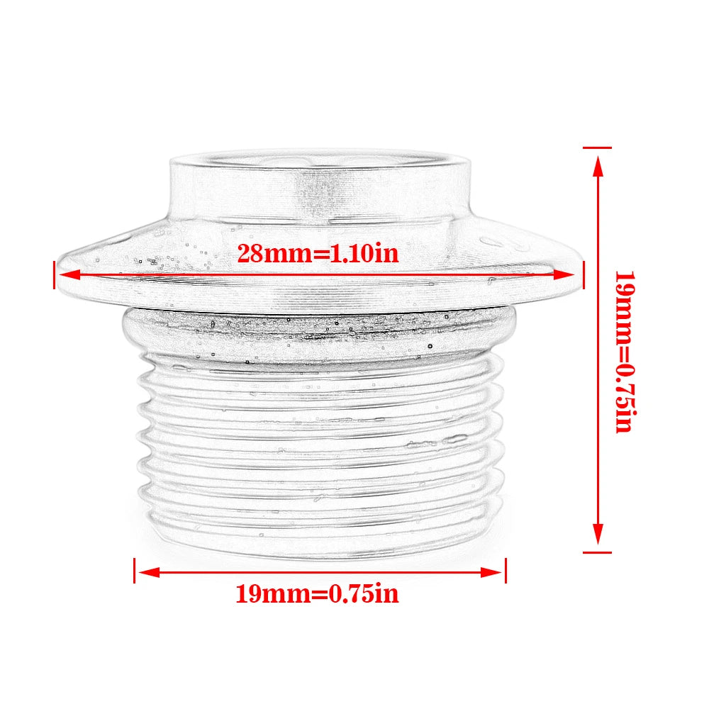 M20*1.5 Oil Filler Cap Plug For Suzuki GSXS125 GSX-S750 GSX-S1000 GSX-S1000F GSXR250 GSXR600 GSXR750 GSXR1000 GSXR1300 HAYABUSA