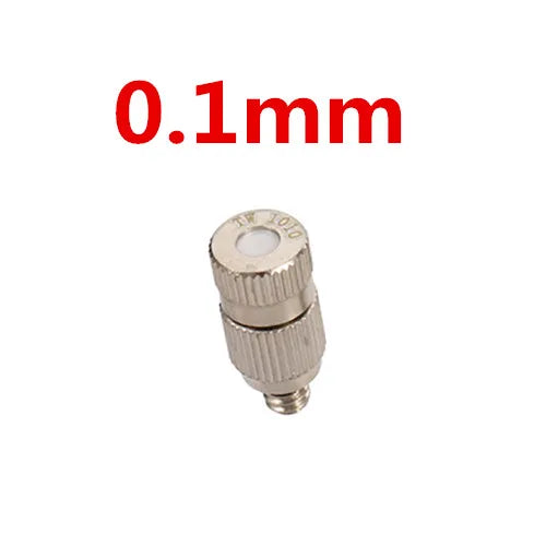 50Pcs 3/16 Inch Thread High Pressure Fog Nozzle Misting Cooling Humidity Sprayer Home Garden landscaping Disinfection Nozzles