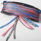 UHMWPE Fiber 4 line(1red in 400kg,1blue in 400kg,2grey in 400kg) x 25m kitesufing line set end looped