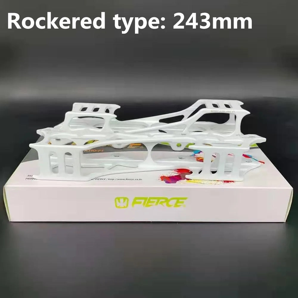 Flat / Rocked F1 MST Fierce Skating Chassis 219mm 231mm 243mm Inline Skates Base 4X80mm 243 Young Slide 4 Wheels Roller Frame