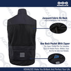 KEMALOCE Cycling Vest Wind Navy Blue Men 2023 Sleeveless Bicycle Gilet Black Lightweight Outdoor Windproof MTB Sports Wind Vest