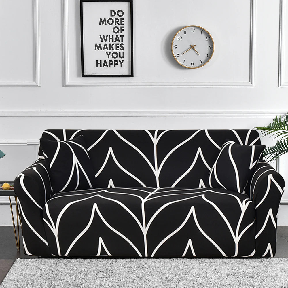 Sofa Cover for Living Room Stretch Printed Sofa Slipcover L shape Corner Sofa Covers funda sofa Elastic Couch Cover 1/2/3/4-seat