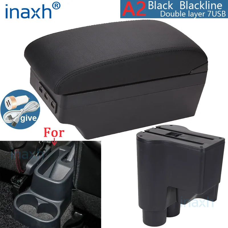 For Daihatsu sirion Armrest For Daihatsu Materia Car Armrest box central Store content Storage box Arm Auto parts 2007-2015