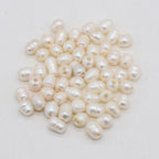 20pcs Natural Freshwater Cultured Pearls Irregular Big Hole Loose Beads for Jewelry Making Charm Necklace Earring Accessories