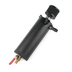 Universal Billet Aluminum Baffled 2-port New Long Oil Catch Can Tank with Breather Filter Engine Mini Oil Separator