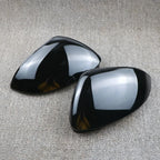 VW Golf 8 MK8 2020 Side Mirror Cover Caps Pair, Black, Blind Spot Assist Compatible