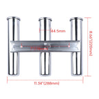 Boat Accessories Outboard Motor Boat Stainless Steel Fishing Rod Holder Rack Marine Fishing Pod Accessories