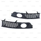 PMFC Front Bumper Side Fog Light Grill Mesh Grille Honeycomb Hex For Audi A4 B6 2001 2002 2003 2004 2005 8E0807681 8E0807682