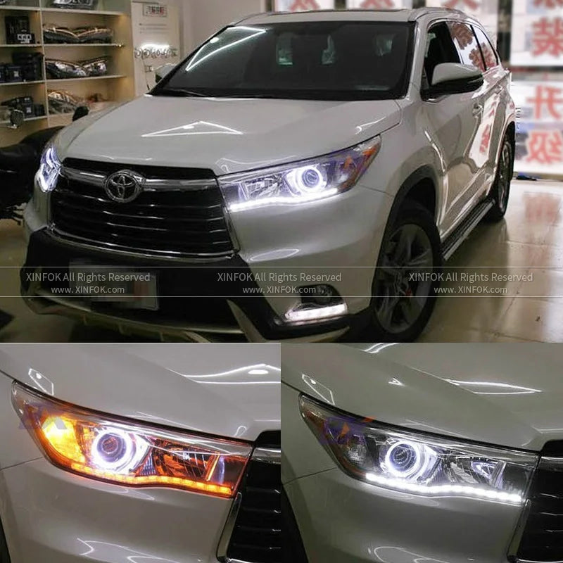 2pcs White Amber Flexible LED Strip LED DRL Daytime Running Light Waterproof Sequential Daylight  RED Brake Turn Signal lights