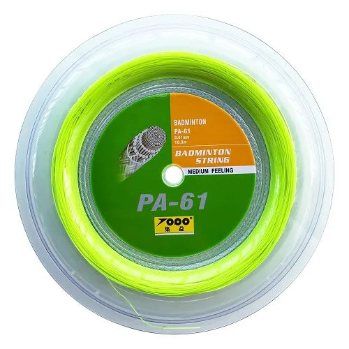 0.61mm super thin PA61 reel Badminton String 200m