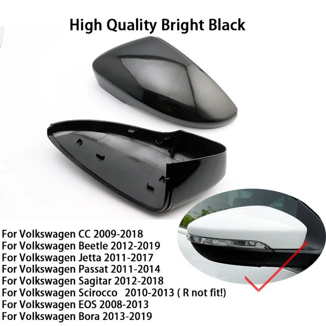 POLO Scirocco EOS Bora Jetta Beetle Passat Sagitar Car carbon fiber rear mirror cover For Volkswage VW Golf 6 Golf 5 Golf 7 CC
