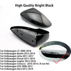 POLO Scirocco EOS Bora Jetta Beetle Passat Sagitar Car carbon fiber rear mirror cover For Volkswage VW Golf 6 Golf 5 Golf 7 CC