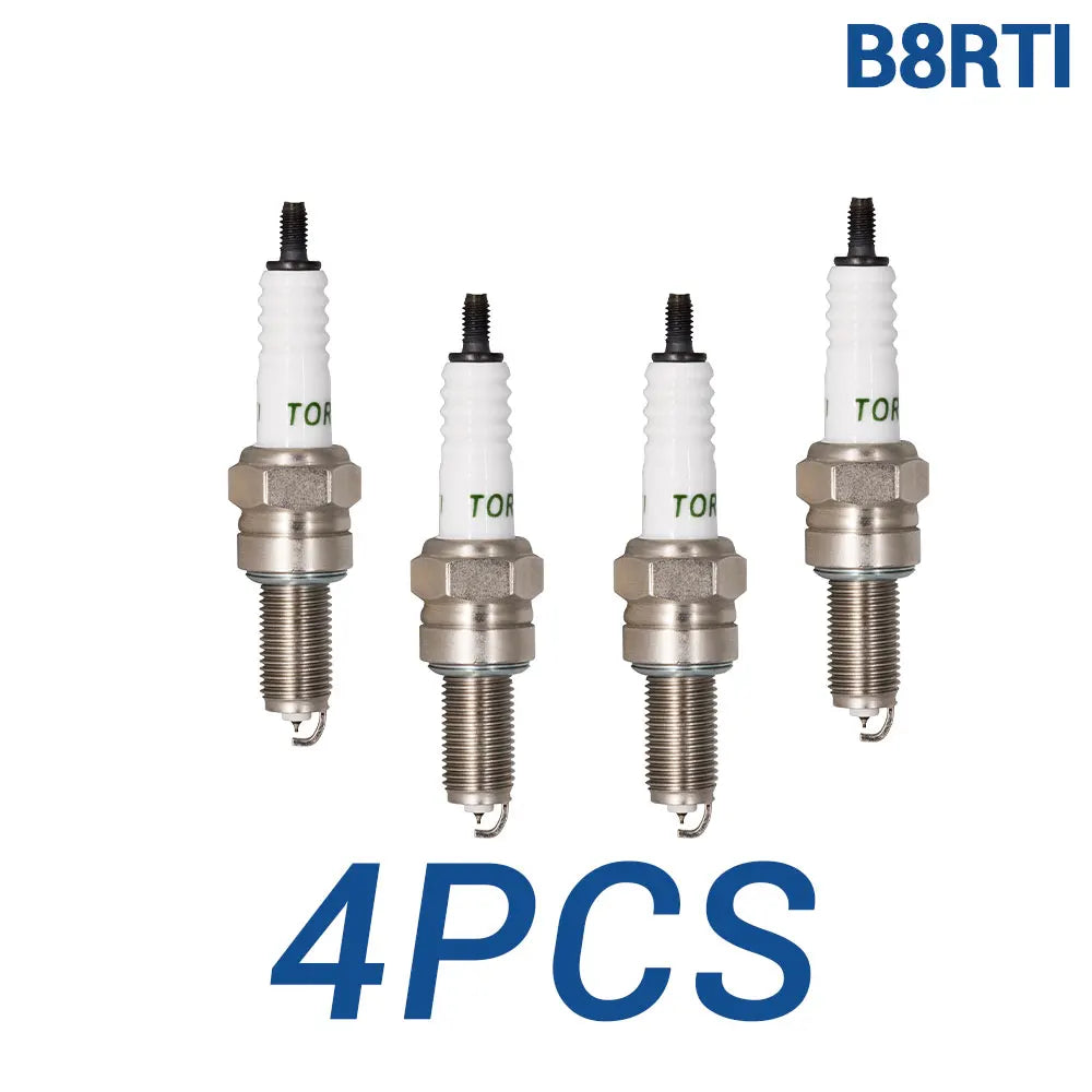 2-8PCS Iridium Pin Terminal Spark Plugs TORCH B8RTI Replace for 96067/CPR8EAIX-9 4465/CPR8EAGP-9 91064/SIMR8A9 HONDA 31916MEH003