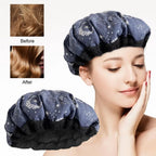 Microwavable Hot Head Thermal Heat Caps Flaxseed Baked Oil Care Heating Caps Hair Mask Deep Conditioning Thermal Heating Steamer