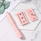 YAQI Pink Color Lady Safety Razor for Mens