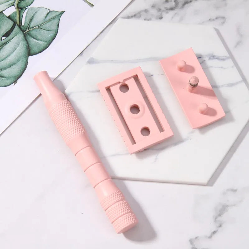 YAQI Pink Color Lady Safety Razor for Mens