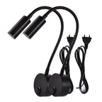 2pcs светильн Hotel Bedside Working Study Reading Wall Lamp sconces 3W Book Lamp Night light fixtures Spot LED EU US Plug Cord