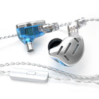 KZ ZAX Headset 16 Units HIFI Bass In Ear Monitor Hybrid technology Earphones Noise Cancelling Earbuds 7BA+1DD Sport Headphones