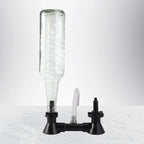 Double Blast Bottle Carboy Washer Wine Rinser Homebrew Beer & Wine Cleaning Equipment Cleaner With Kitchen Faucet Adapter Bar