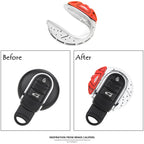 Smart Key Cover JCW Brake Disc Style Shape 3/4 button Key Fob Case Shell with Keychain Ring Belt For MINI Cooper F55 F56 F57 F60