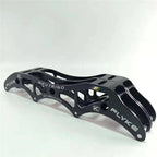 Flyke Neutrino inline speed skate frame 1 pair, black/white, 3x90-125mm or 4x90-110mm