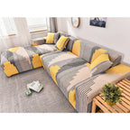 Sofa Cover for Living Room Stretch Printed Sofa Slipcover L shape Corner Sofa Covers funda sofa Elastic Couch Cover 1/2/3/4-seat