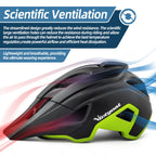VICTGOAL LED Bike Helmet With Sun Goggle Visor Rechargeable LED Men Bicycle Helmet Sunglasses Shield Road MTB Cycling Helmets