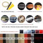 Soft Leather Armrest Cover For VW Golf 7 2014 2015 2016 2017 2018 4pcs Car Door Panel Armrest Cover Sticker Trim Interior Parts