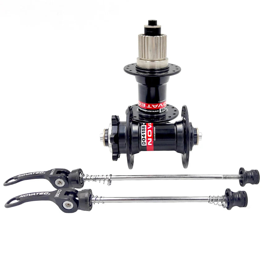 Novatec D041SB/D042SB Bicycle Hub Set Micro Spline for Shimano 12-Speed Cassette