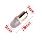 BA9S T4W #44/#47 LED Bulbs 6.3V AC/DC Non-Polarity Frosted Lens, 100pcs