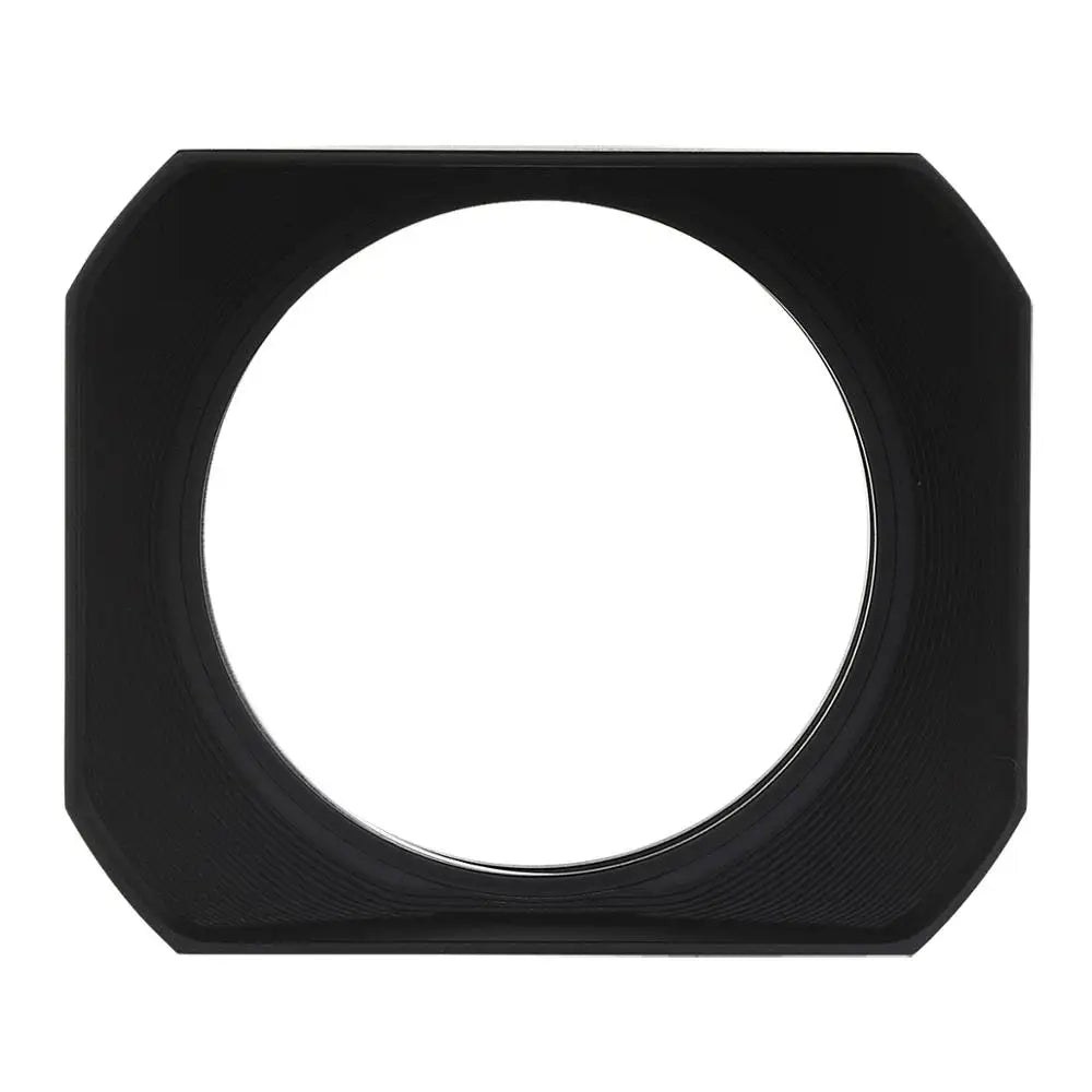 Haoge LH-M47B Metal Lens Hood Shade for Olympus M.ZUIKO Digital 12mm f/2 Lens Black