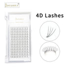 JINYANHUA Pre-Made Volume Lash Extension Fans Short Stem 0.07mm C/D Curl 8-15mm