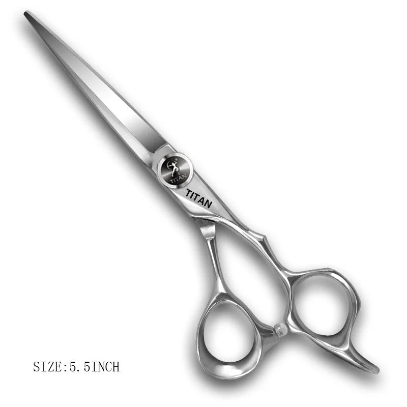 TITAN professional hairdresser scissors barber scissors  hair cutting  thinning  set of 5.5/6.0/6.5.7.0inch japan440c steel