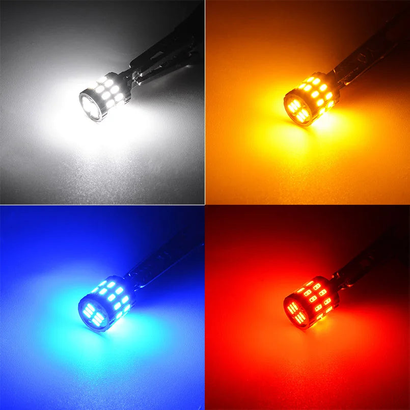 10pcs T10 W5W LED Canbus Bulbs 194 168 No Error LED Car Clearance Parking Light for Polo Passat B5 B6 CC Golf 4 5 6 7 Jetta MK6