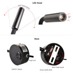2pcs светильн Hotel Bedside Working Study Reading Wall Lamp sconces 3W Book Lamp Night light fixtures Spot LED EU US Plug Cord