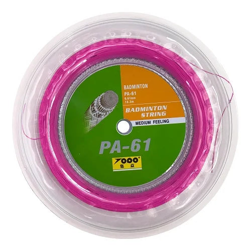 0.61mm super thin PA61 reel Badminton String 200m