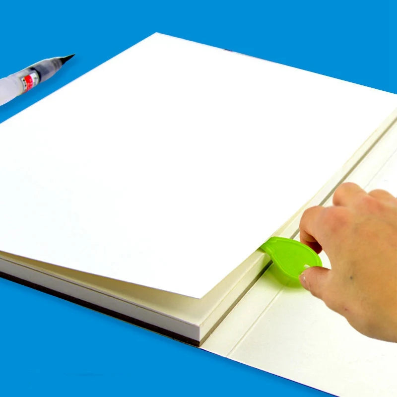 Baohong 100% Cotton Watercolor Paper Pad 300gsm 20 Sheets, Fine/Medium/Rough